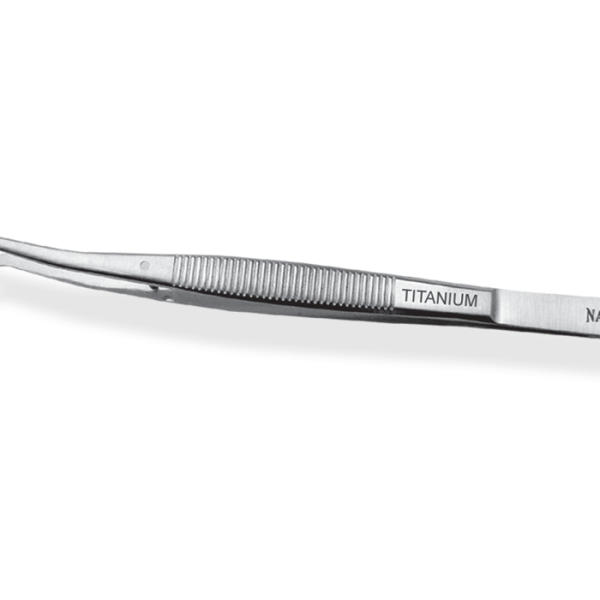 TITANIUM Tweezers Double Bents